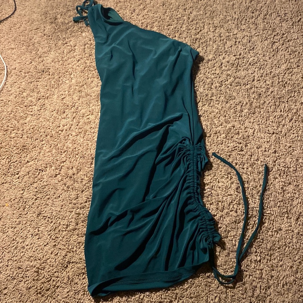 green formal dress